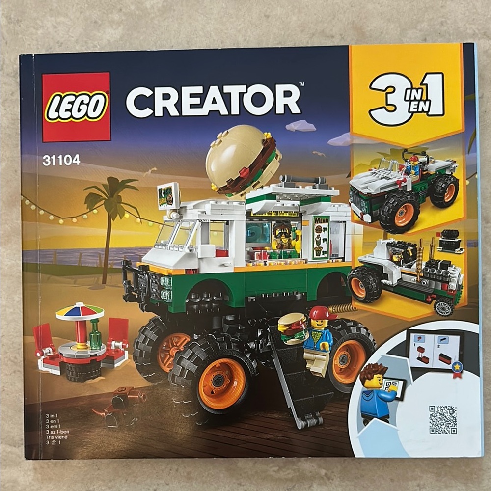 LEGO Creator 3-in-1 Burger Monster Truck